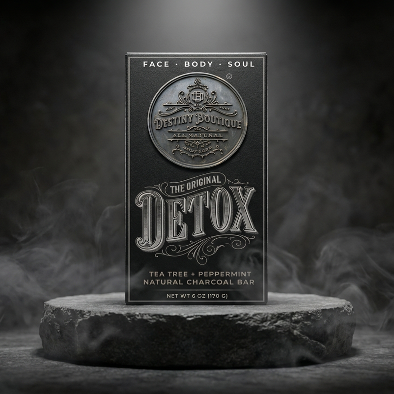 Destiny Boutique Charcoal Facial Soap 6 oz - Destiny Boutique