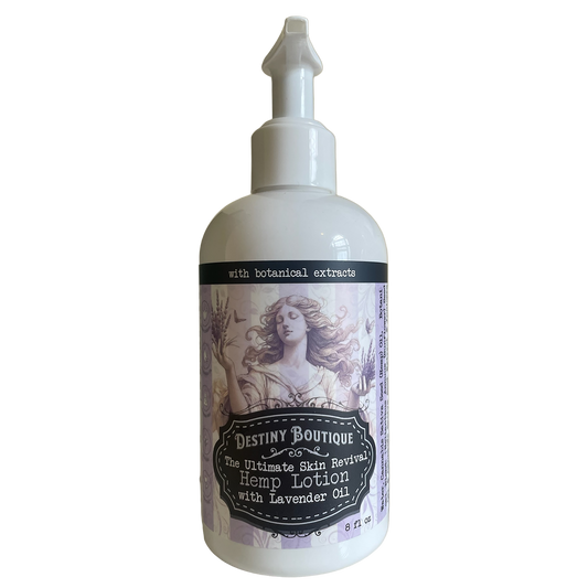 Destiny Boutique Botanical-Infused Lavender Hemp Oil Lotion 8 oz - Destiny Boutique