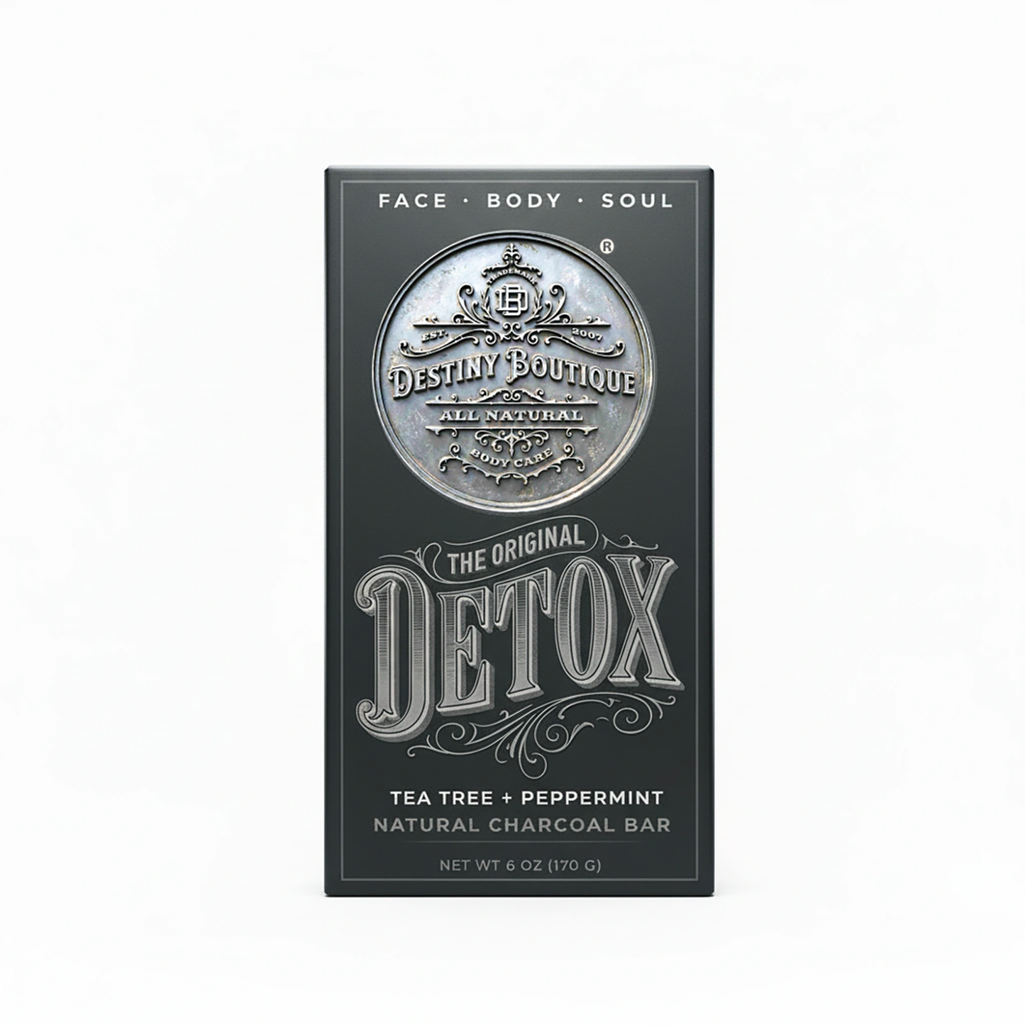 Destiny Boutique Charcoal Facial Soap 6 oz - Destiny Boutique
