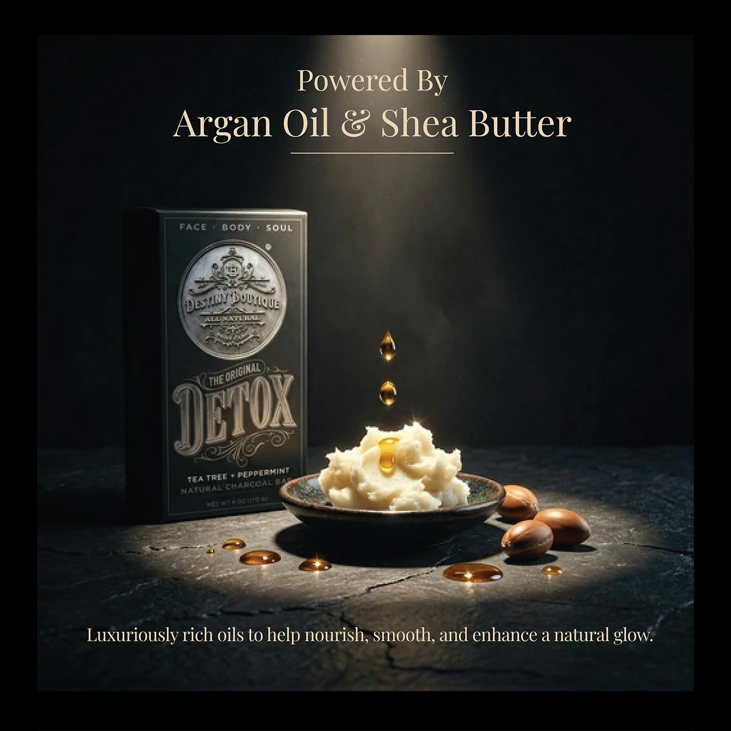 Destiny Boutique Charcoal Facial Soap 6 oz - Destiny Boutique