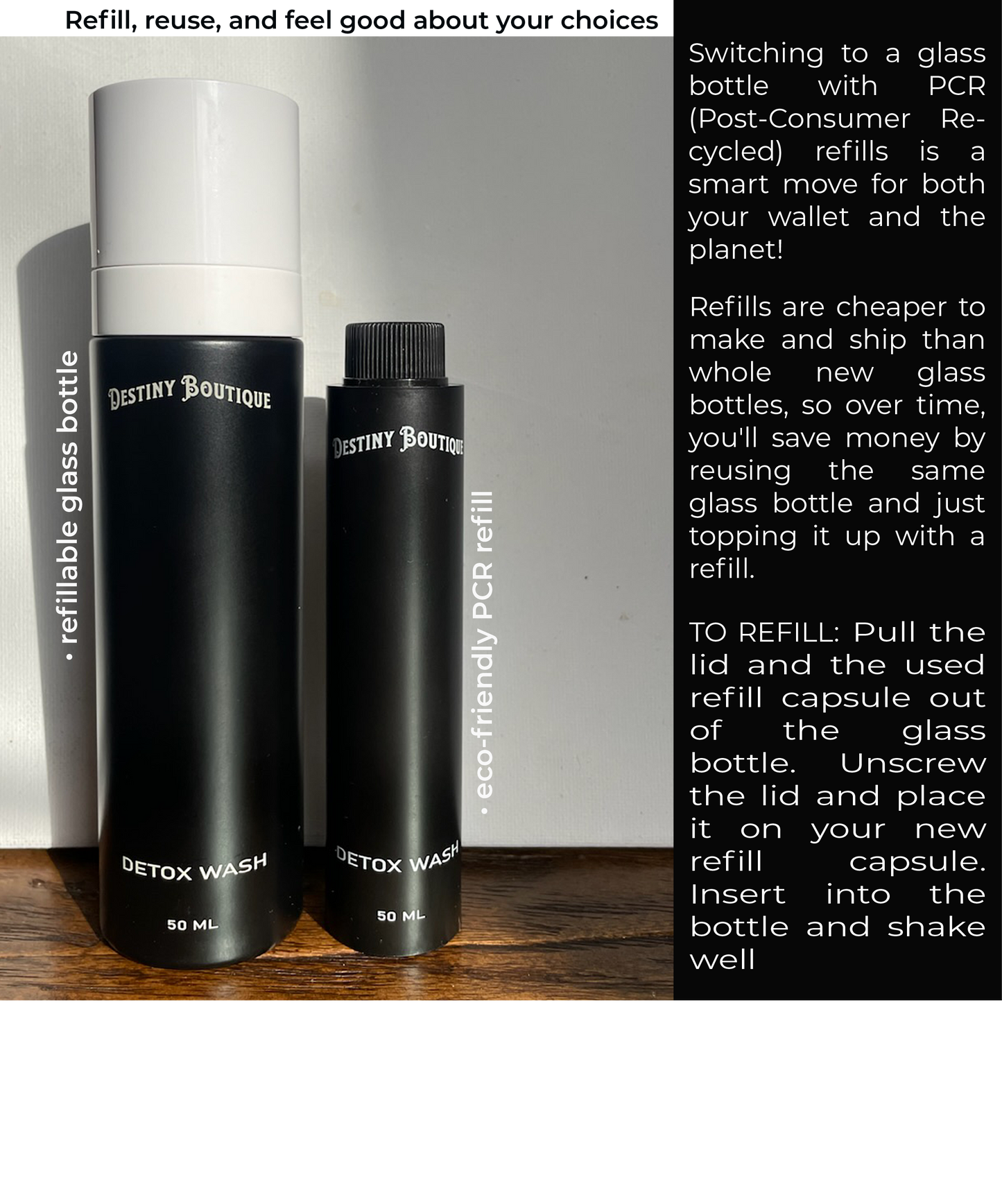 Destiny Boutique  Charcoal Facial DETOX "the best facial wash ever made!"