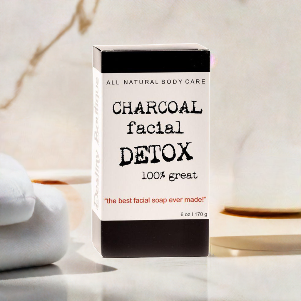 Charcoal Facial Soap DETOX - Destiny Boutique