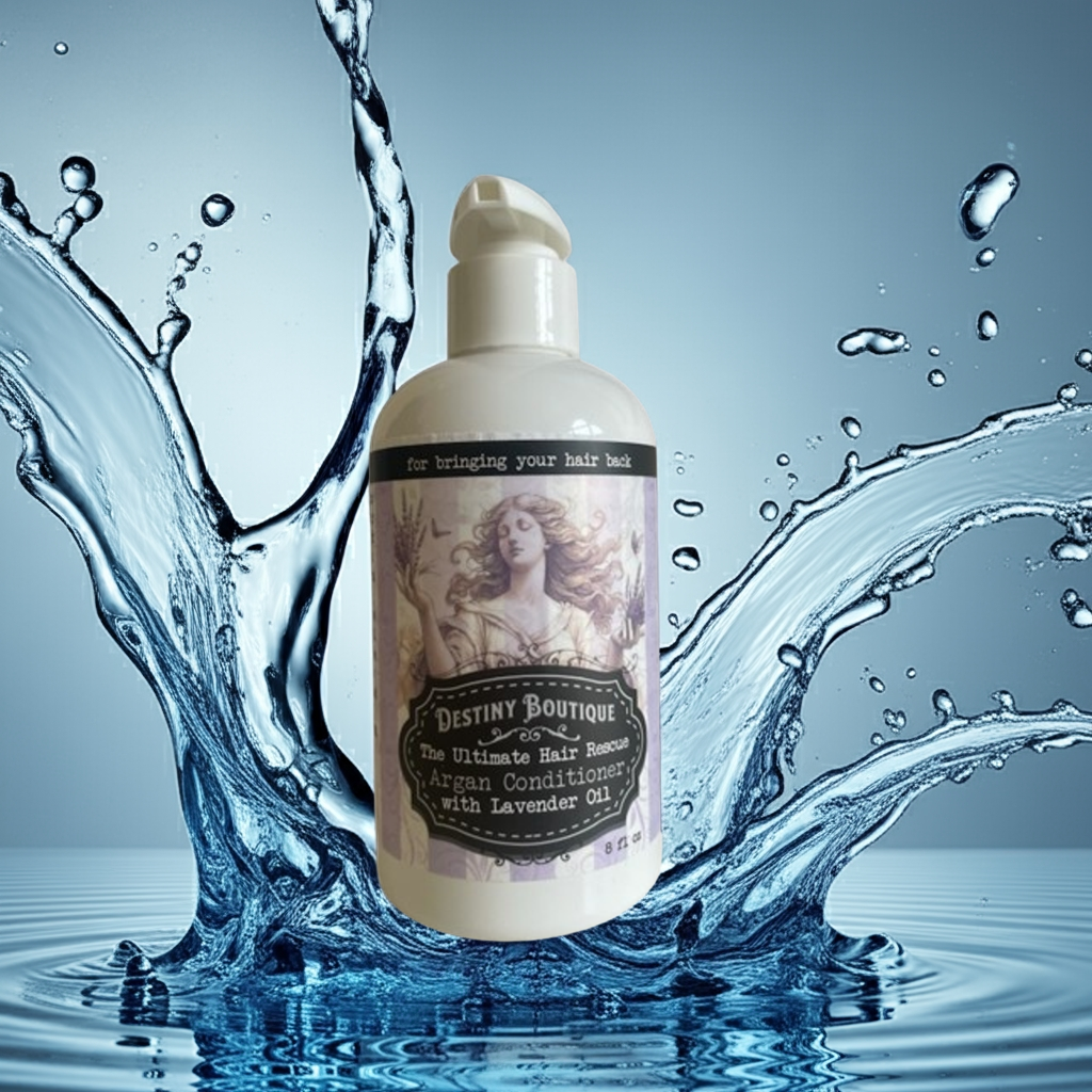 Destiny Boutique Lavender Argan Conditioner 8 fl oz ✨ The Hair Refresh You Deserve! ✨